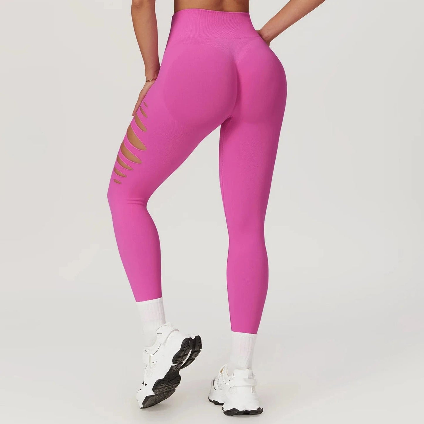 Pantalon Yoga Femme | Zen Pant Ajoure : style ajoure et extensible Deep Rose Red / XL