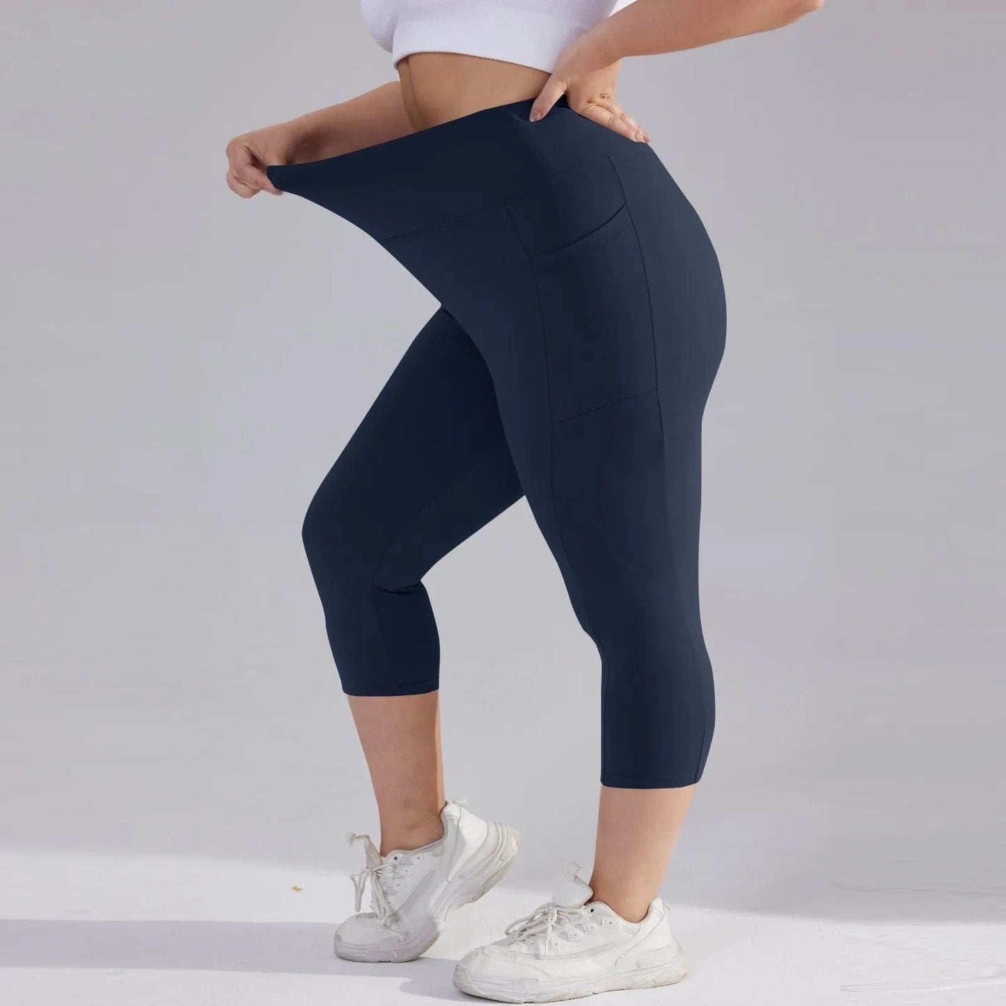 Pantalon Yoga Femme | Zen Plus Pantacourt : s'adapte à vos formes.