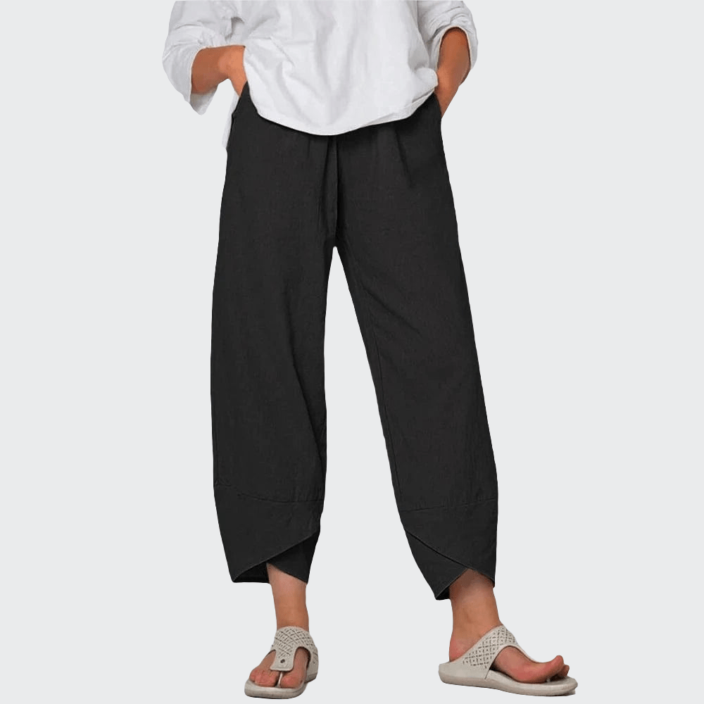 Pantalon Yoga Femme | Zen Sarouel Yoga : pour un confort total black / 5XL