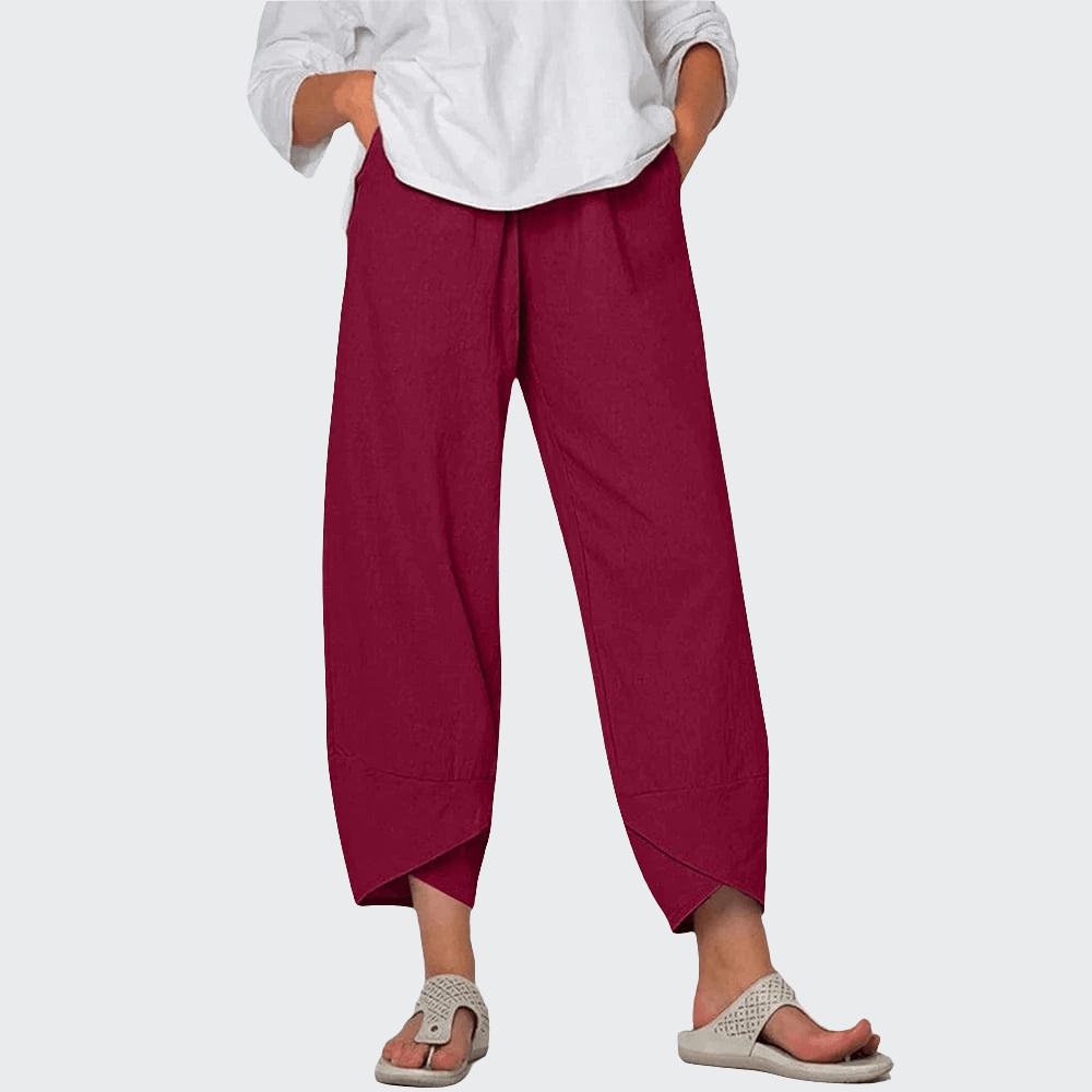Pantalon Yoga Femme | Zen Sarouel Yoga : pour un confort total Claret / 5XL