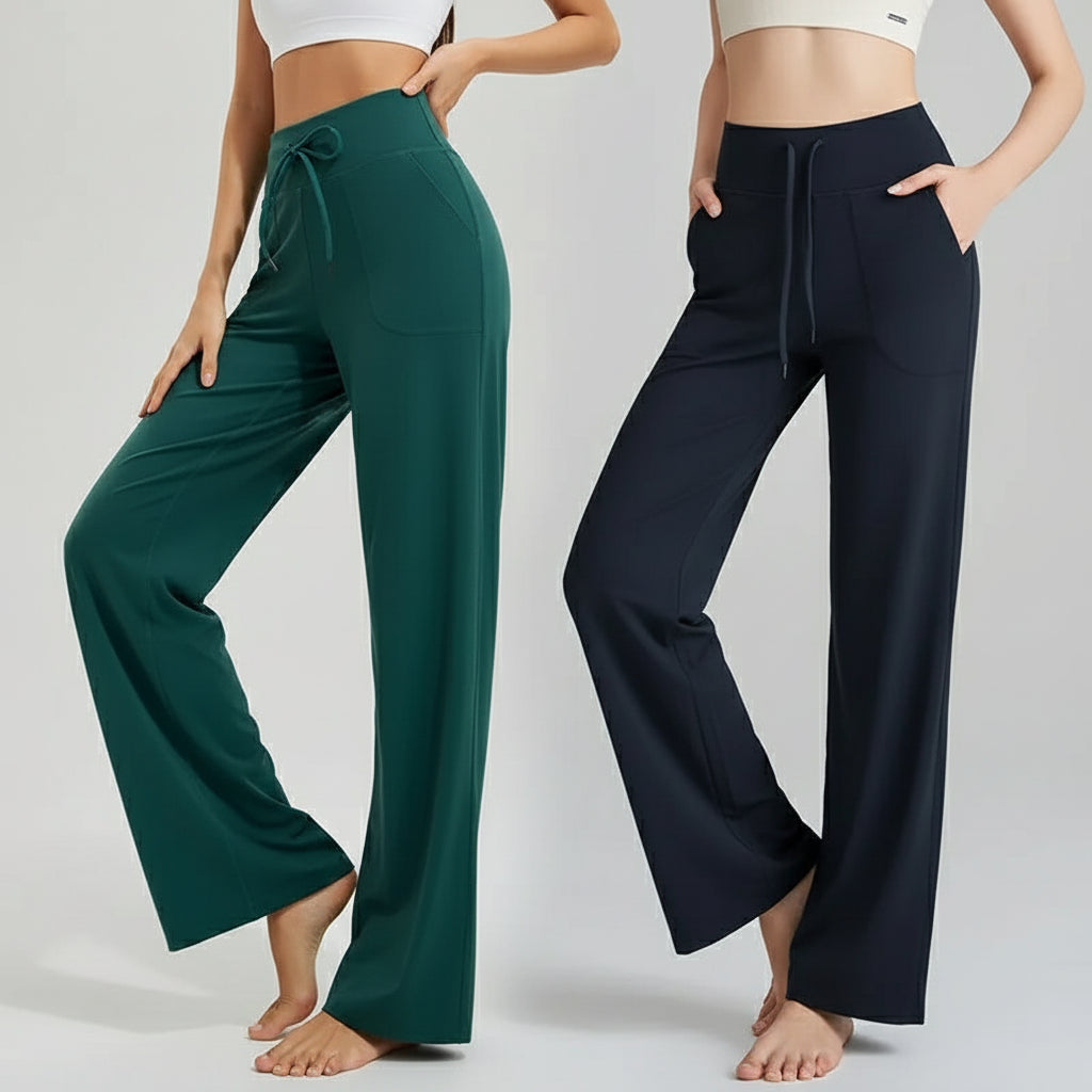 Pantalon Yoga Femme | Zen Yoga Large : confort et fluidité