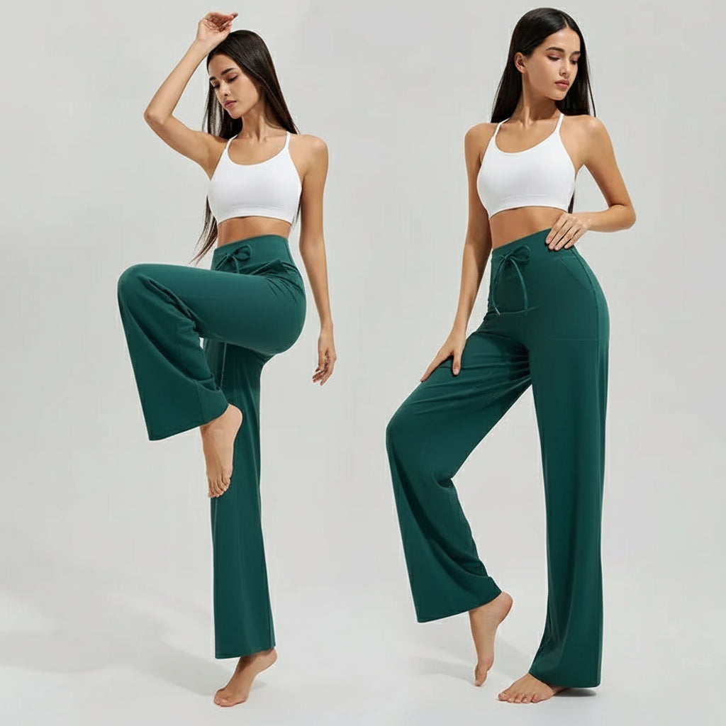 Pantalon Yoga Femme | Zen Yoga Large : confort et fluidité