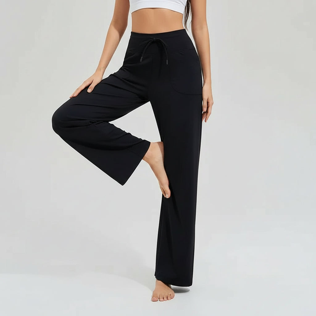 Pantalon Yoga Femme | Zen Yoga Large : confort et fluidité Black / XL