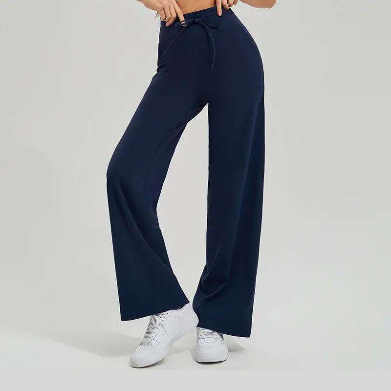 Pantalon Yoga Femme | Zen Yoga Large : confort et fluidité Navy Blue / XL