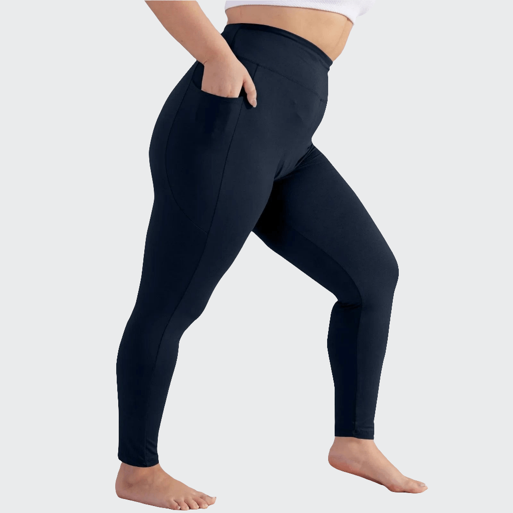 Pantalon Yoga Femme | Zen Yoga Plus Size : pantalon inclusif, XL à 5XL Navy / 5XL