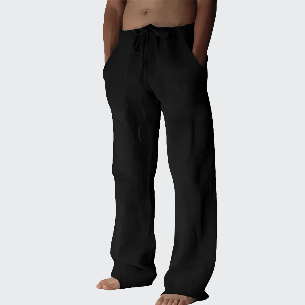 Pantalon Yoga Homme | Fluide Vibe Black / S