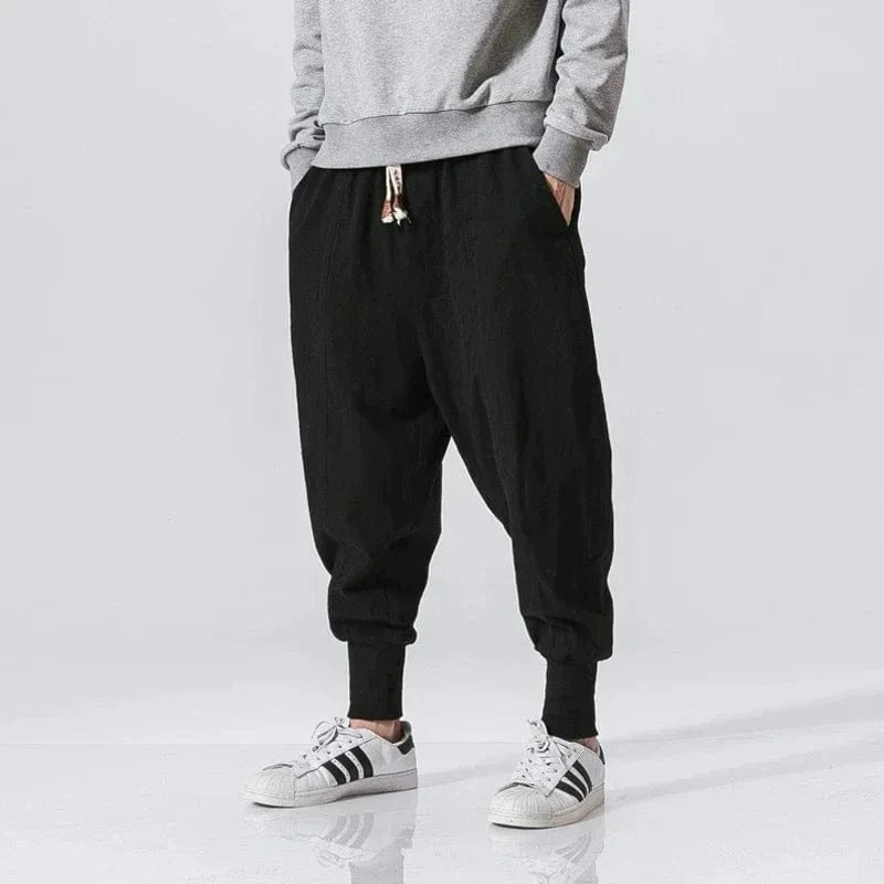 Pantalon yoga homme | Zen Harem yoga 46Black / US XXL