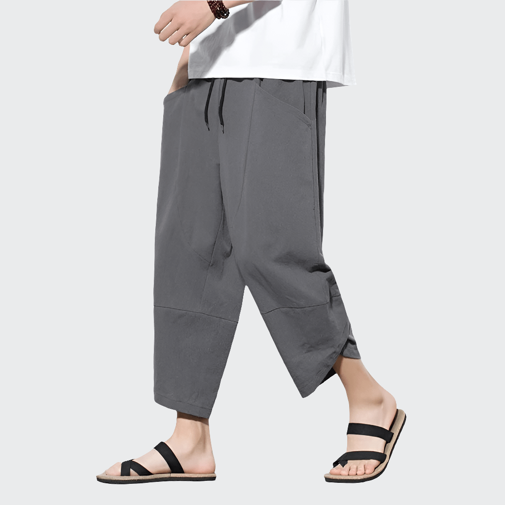 Pantalon Yoga Homme | Zen Trady Court dark grey / 5XL