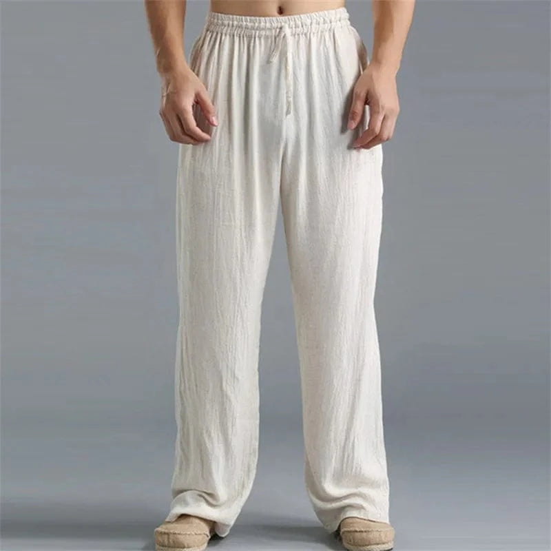 Pantalon Yoga Homme | Zen Unibasic WHITE / 5XL
