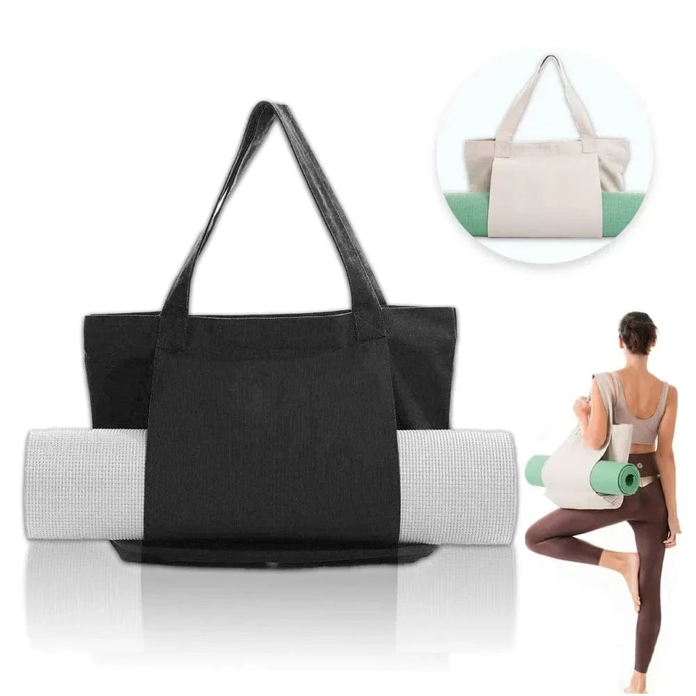 Sac de Yoga | Yogi Lettre Noir : élégant et fonctionnel Black