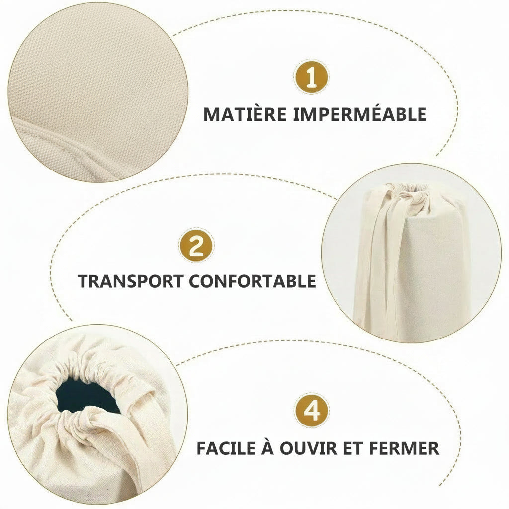 Sac Pour Tapis de Yoga | Naturel Bag White / 74.00X18.00X16.00CM