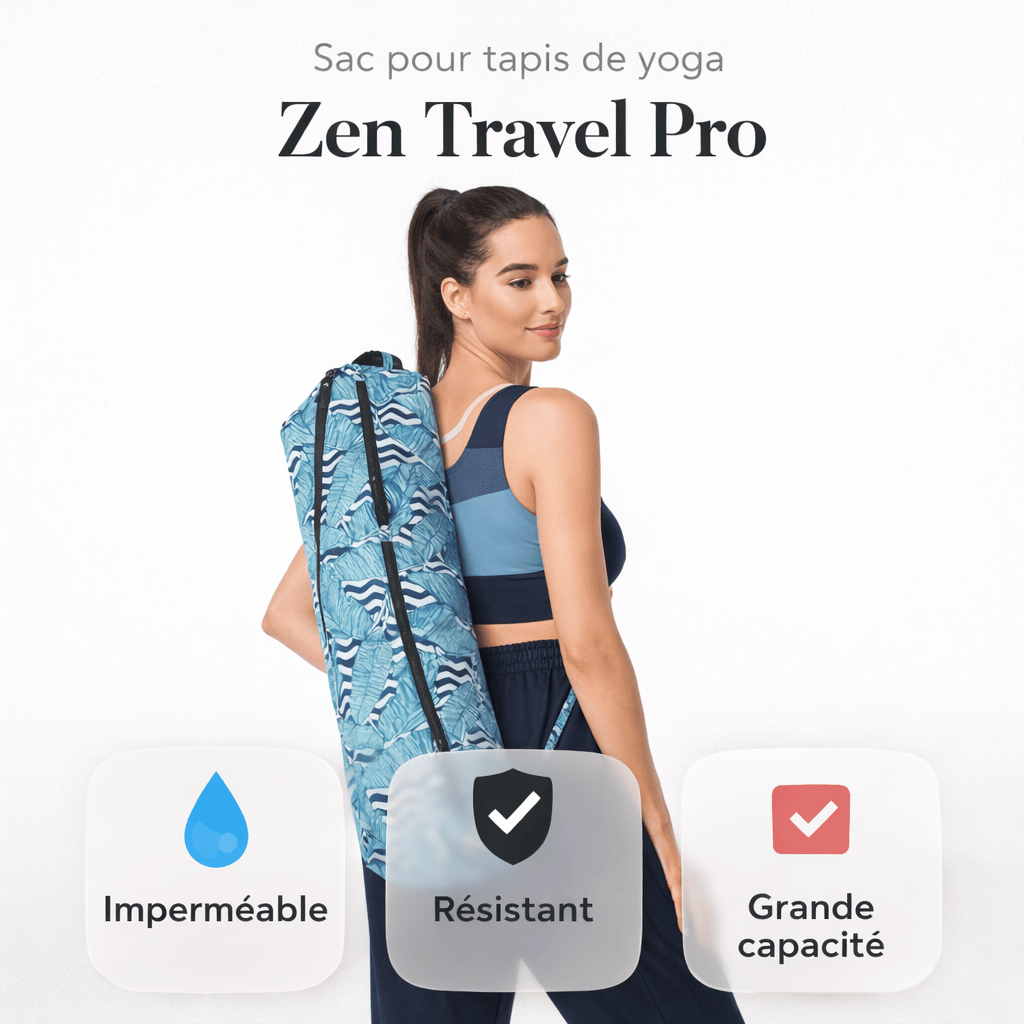 Sac pour tapis de yoga | Zen Travel Pro : Léger & Résistant