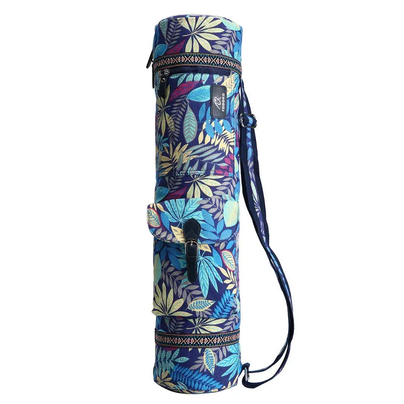 Sac Pour Tapis Yoga | Zen Sac Motif Floral tropical