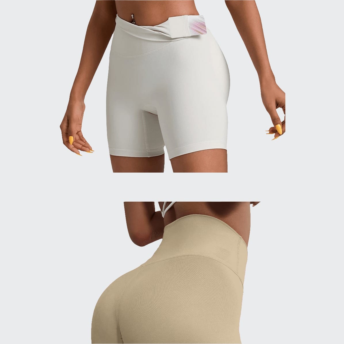 Short Yoga Femme sans couture : gainant et respirant