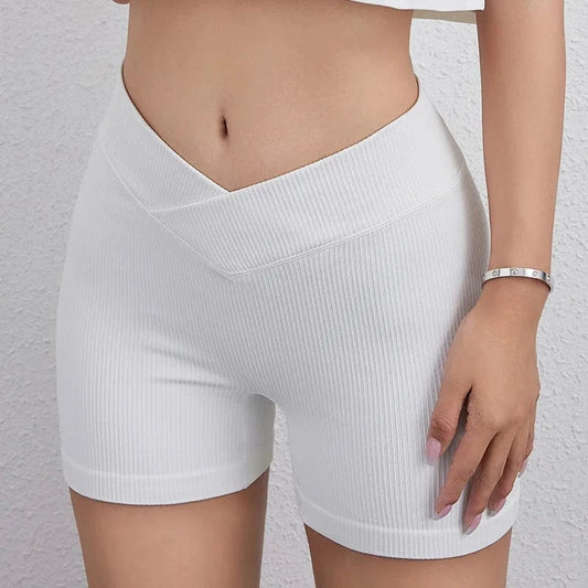 Short Yoga Femme | Zen Summer Bizo White / XL