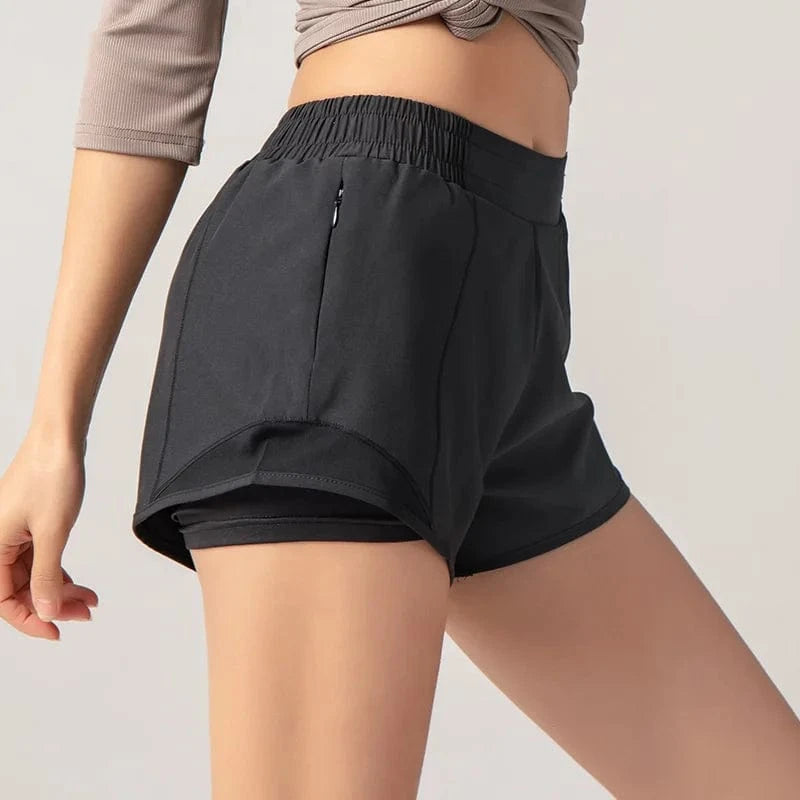 Short yoga femme | Zen Summer yoga Black / M