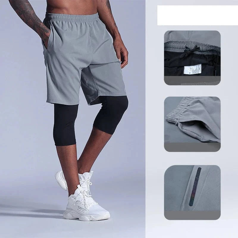 Short Yoga Homme | Zen 2en1 Long