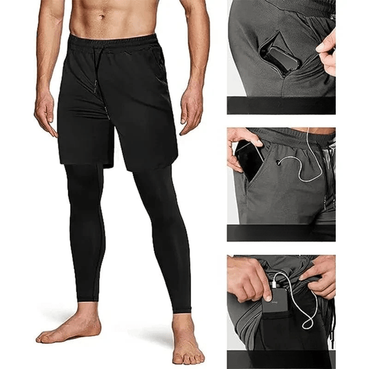 Short Yoga Homme | Zen 2en1 Maxlong : alliez confort et maintien 