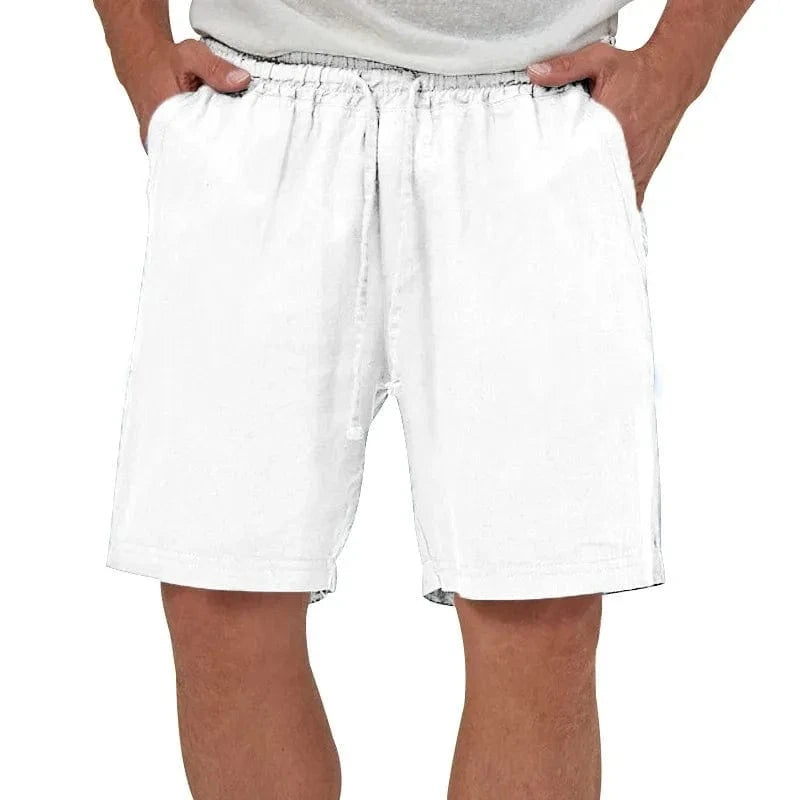 Short Yoga Homme | Zen Summer Hawai : confort estival assuré. white / XXXL