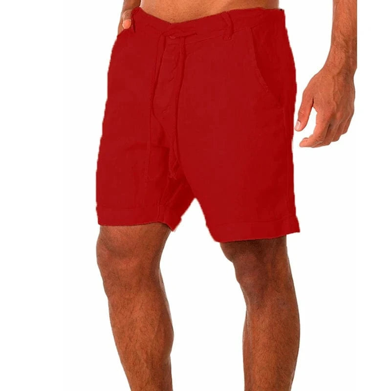 Short Yoga Homme | Zen Summer Light wine red / 4XL