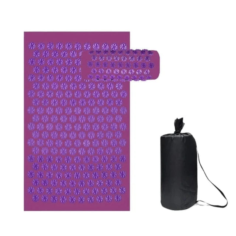 Tapis d'acupression | Set Base 3Pcs Noir 3PCS-Purple2