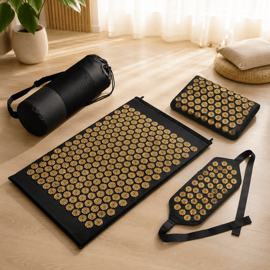 Tapis d'acupression | Set Relax 4 pièces : kit complet pour relaxation Set 4 pièces