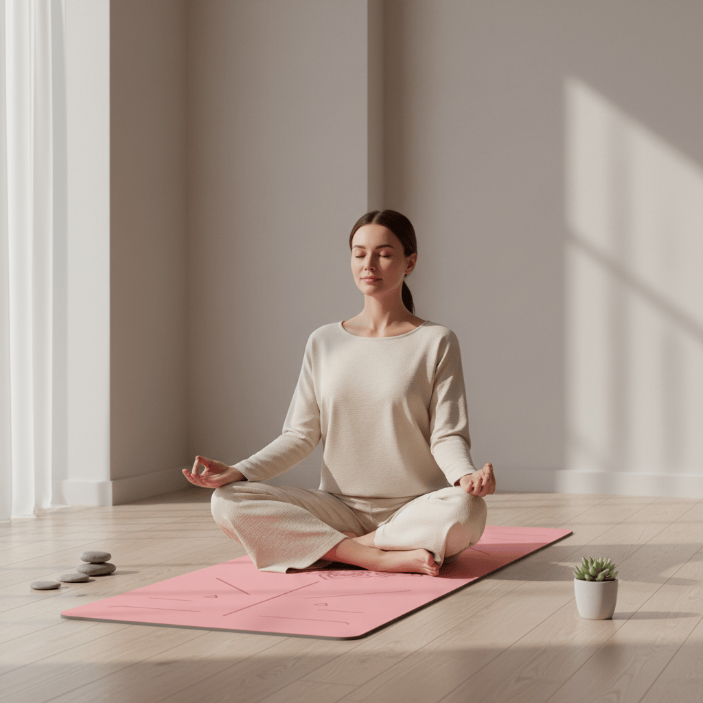 Tapis de Yoga  | Centre 6MM : améliorez votre alignement