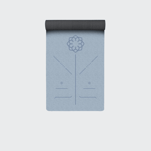 Tapis de Yoga  | Color Mandala 6MM Blue gray   black 2