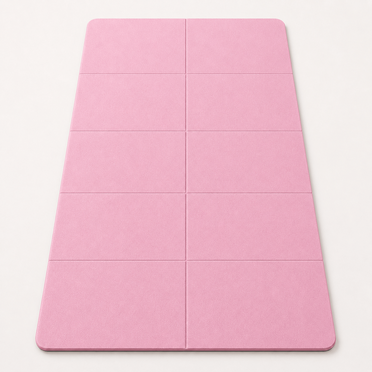Tapis de Yoga Large 80cm | 183x80 : confort 6mm, rangement facile 80cm Rose 6mm