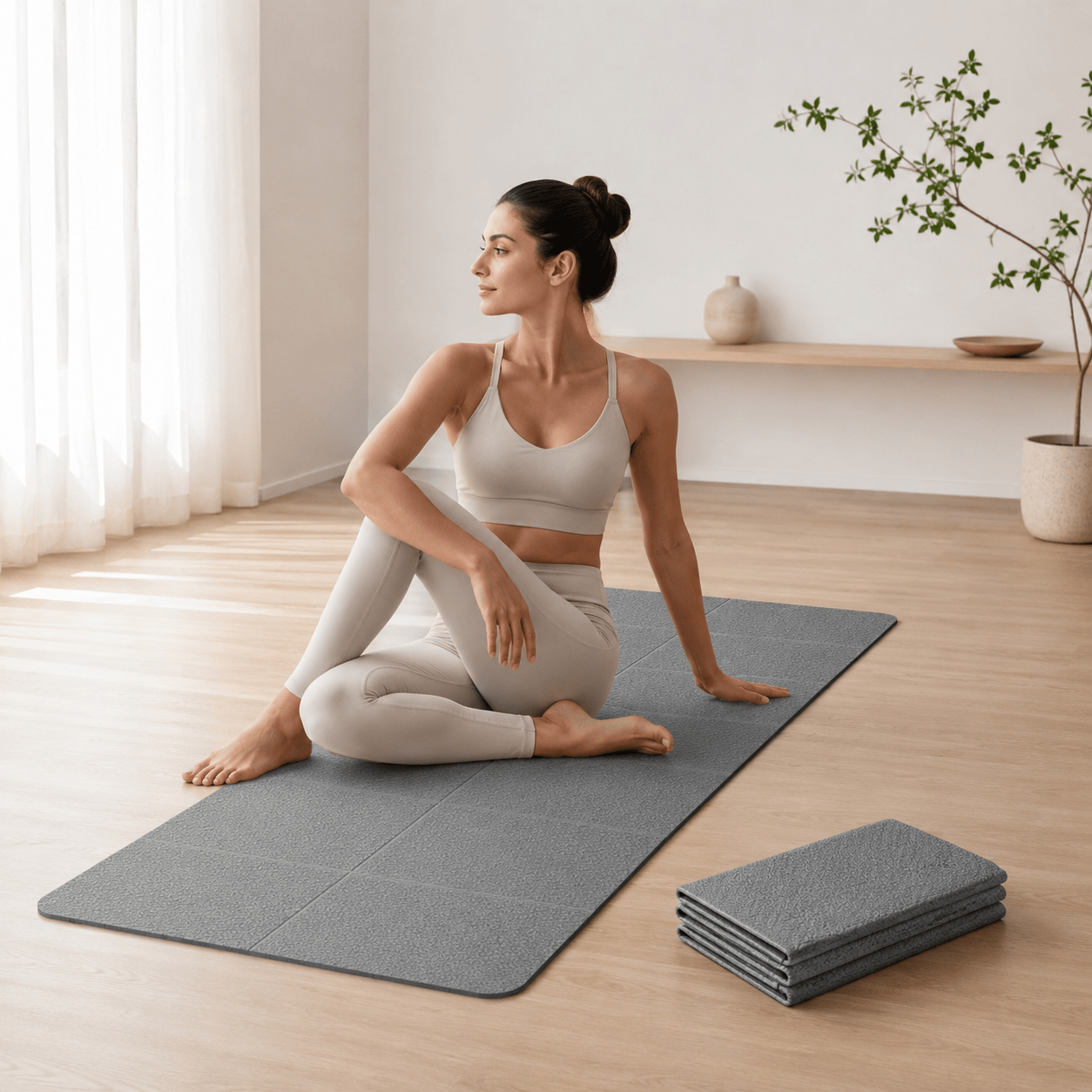 Tapis de Yoga  | Moove 4MM : Parfait pour les déplacements