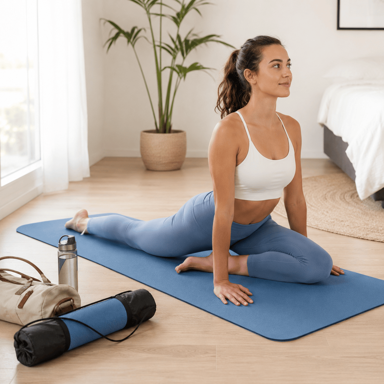 Tapis de Yoga  | Ultra Moove 6mm : sécurité même en déplacement 