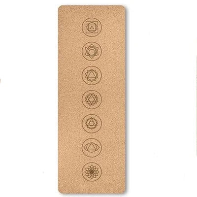 Tapis Yoga Liege | Naturel custom 5MM Motif QML2