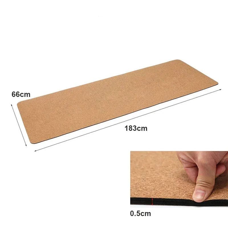 Tapis Yoga Liege | Naturel Neutre 6MM Liege Naturel
