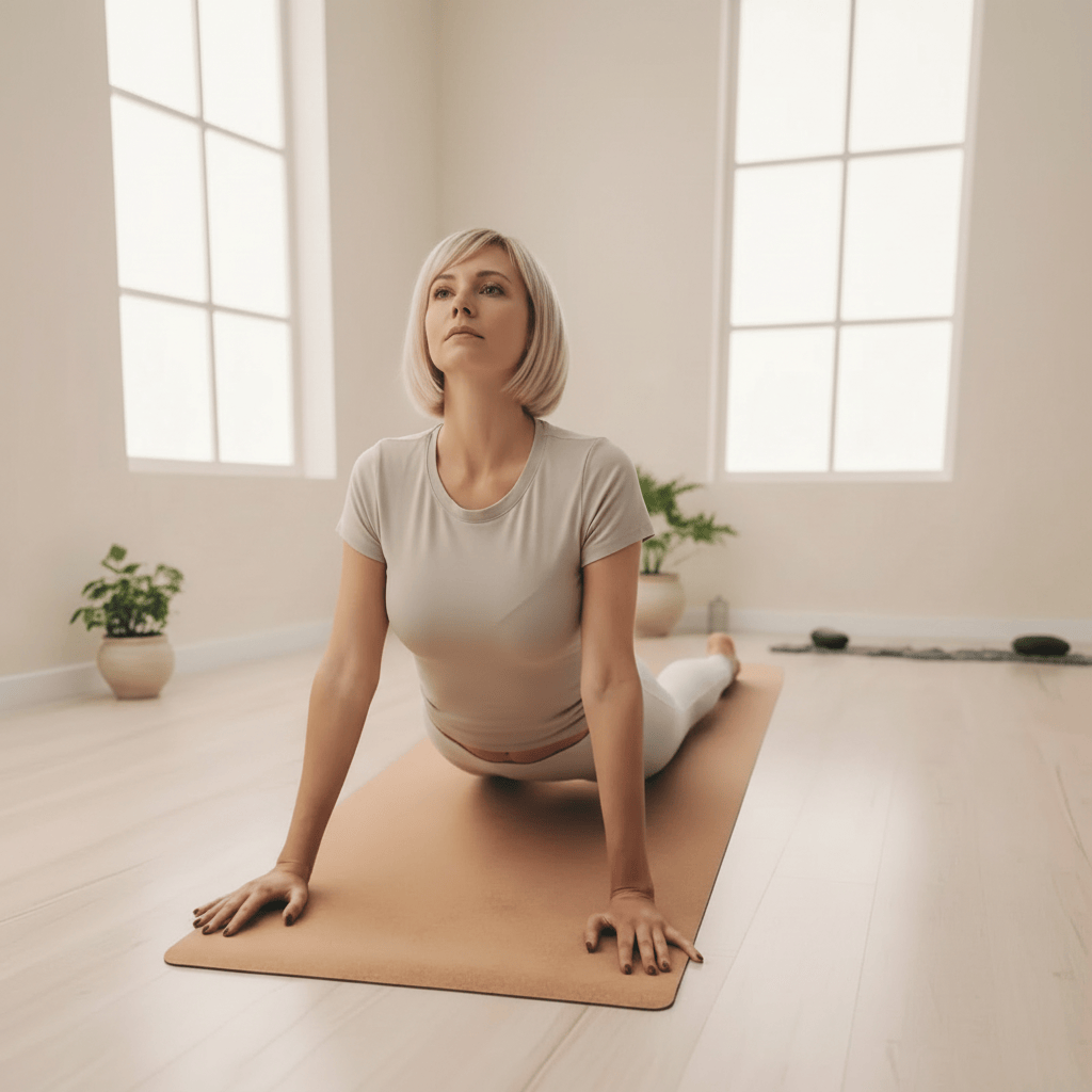 Tapis Yoga Liege | Naturel Neutre 6MM : luxueux et naturel Liege Naturel