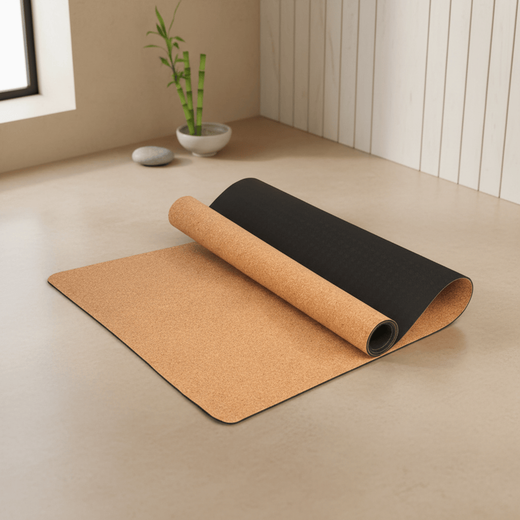 Tapis Yoga Liege | Naturel Neutre 6MM : luxueux et naturel Liege Naturel