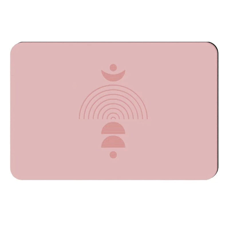 Tapis Yoga | Mini Yoga Motif : pratiquez avec des appuis stables  pink / 40x60cm