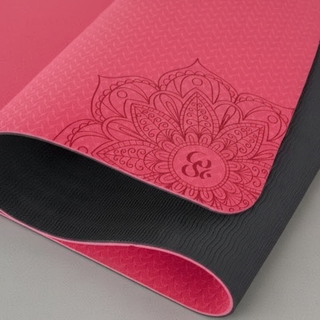 Tapis Yoga | Zen Mat 6MM : pour un confort et une adhérence optimale red