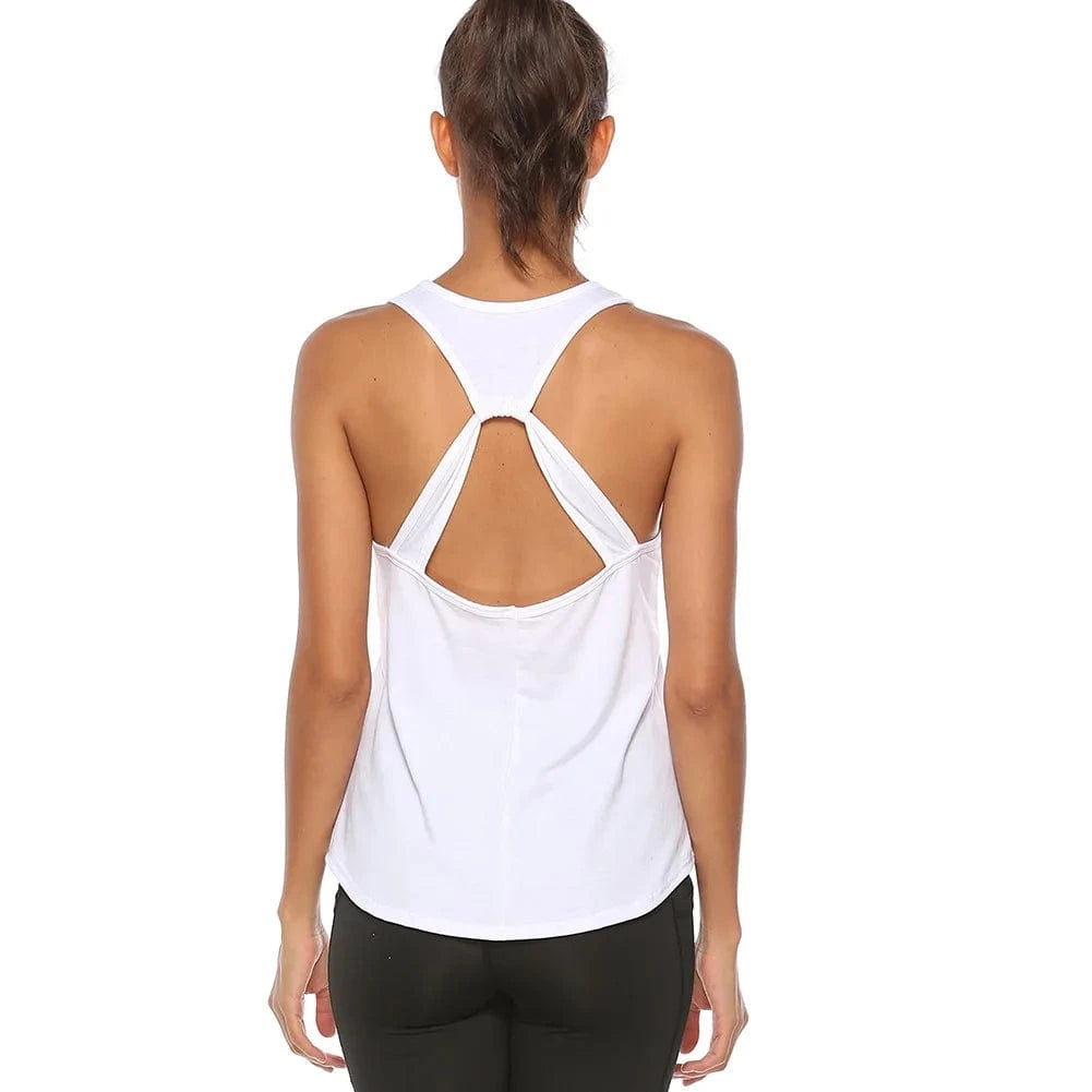 Tee Shirt Yoga Femme | Zen Chic Yoga Blanc / S