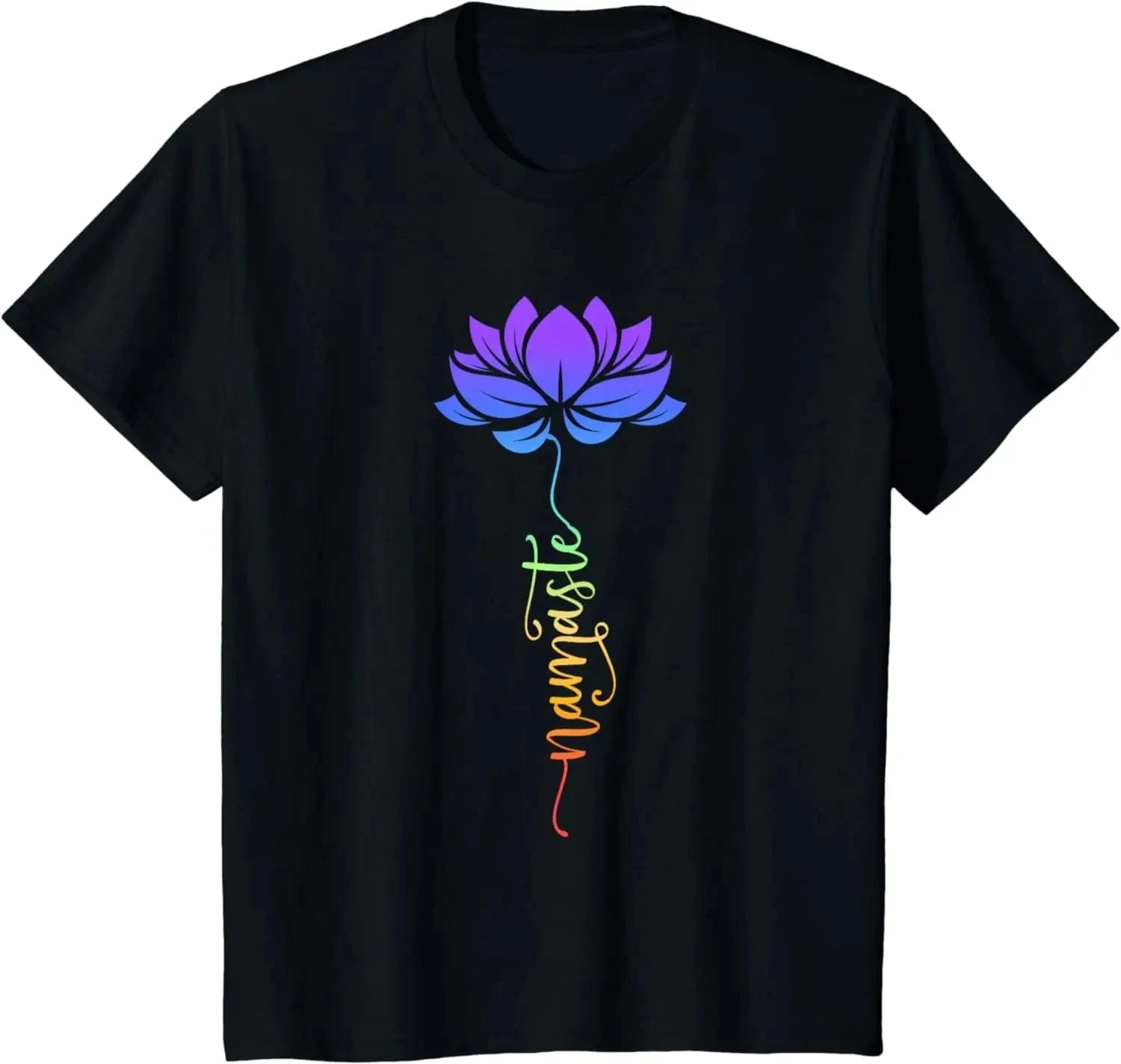 Tee Shirt Yoga Femme | Zen Namaste Flower Namaste Flower / XXXL