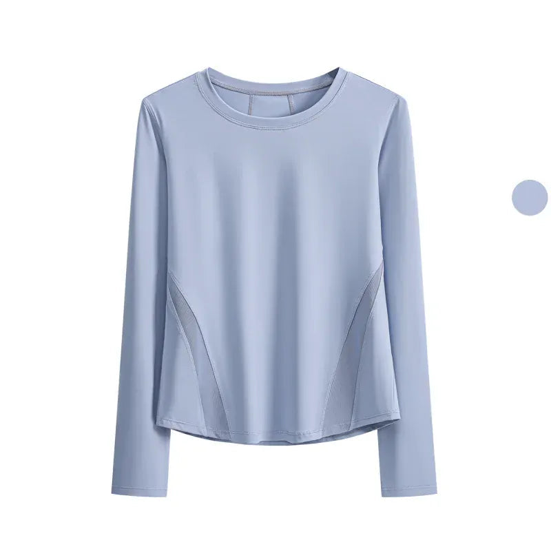 Tee Shirt Yoga Femme | Zen Premium Light Blue / XXXL(72.5kg-77.5kg)