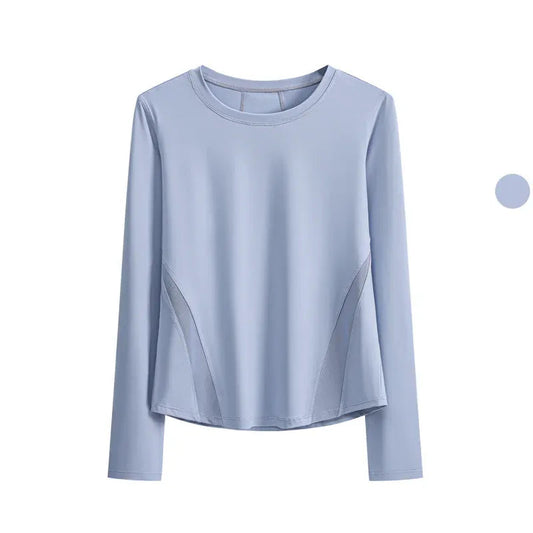 Tee Shirt Yoga Femme | Zen Premium Light Blue / XXXL(72.5kg-77.5kg)