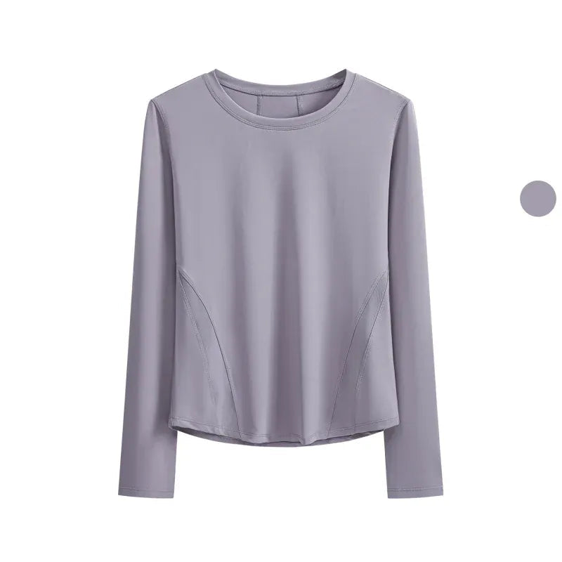 Tee Shirt Yoga Femme | Zen Premium Light Purple / XXXL(72.5kg-77.5kg)
