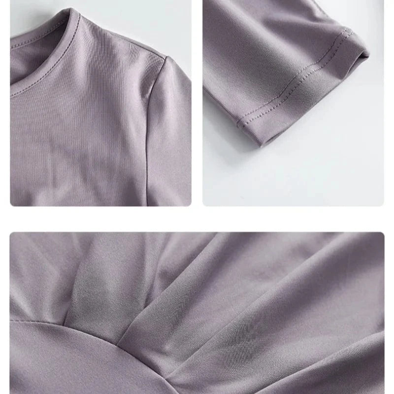 Tee shirt Yoga Femme | Zen Premium Wave : style et confort réunis