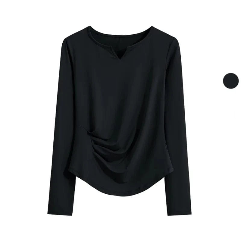 Tee shirt Yoga Femme | Zen Premium Wave : style et confort réunis Black / XXL