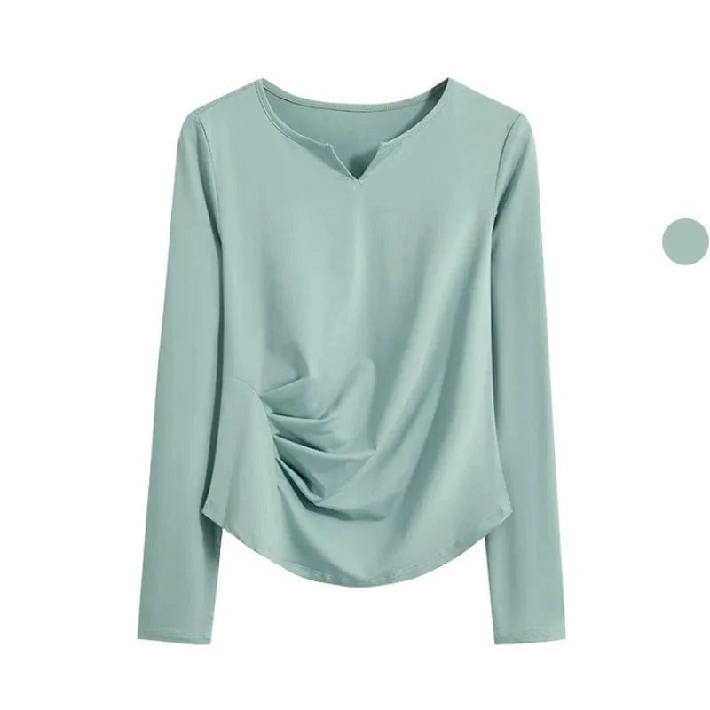 Tee shirt Yoga Femme | Zen Premium Wave : style et confort réunis Green / XXL
