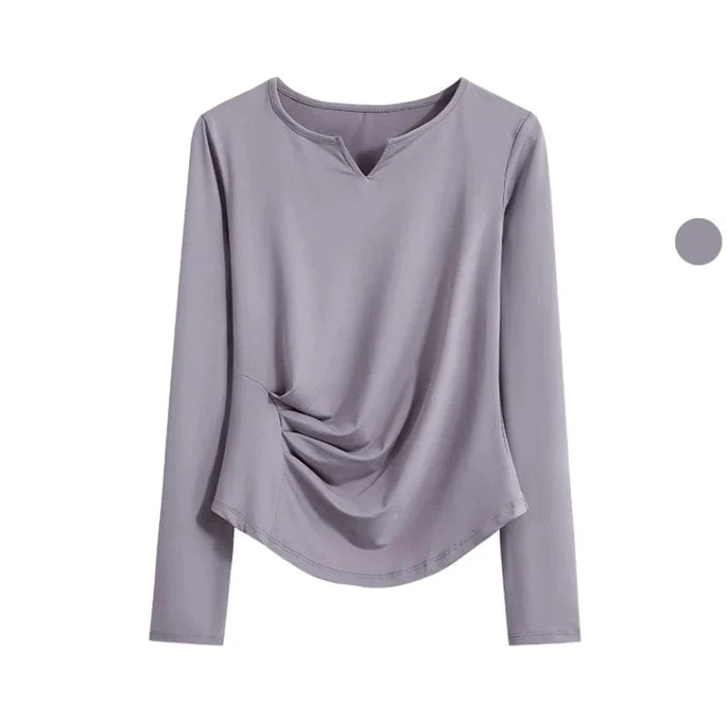 Tee shirt Yoga Femme | Zen Premium Wave : style et confort réunis Purple / XXL