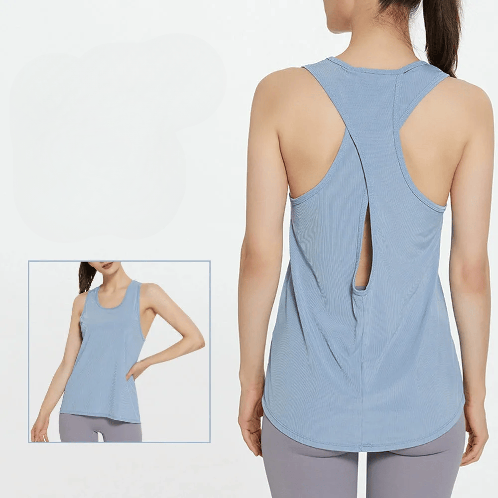 Tee Shirt Yoga Femme | Zen Yoga Beauty : design dos ajouré, respirant