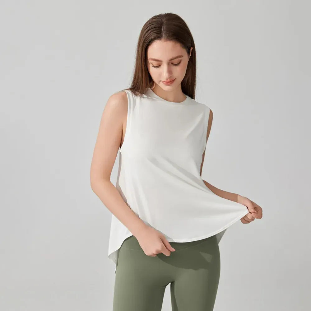 Tee Shirt Yoga Femme | Zen Yoga Bird : style dos croisé respirant 