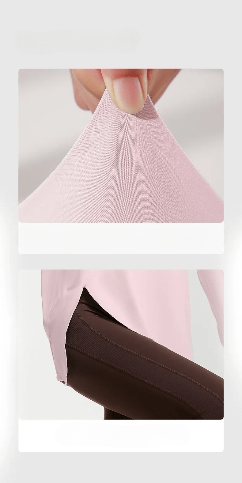 Tee Short Yoga Femme | Zen Ample Fente : confort premium